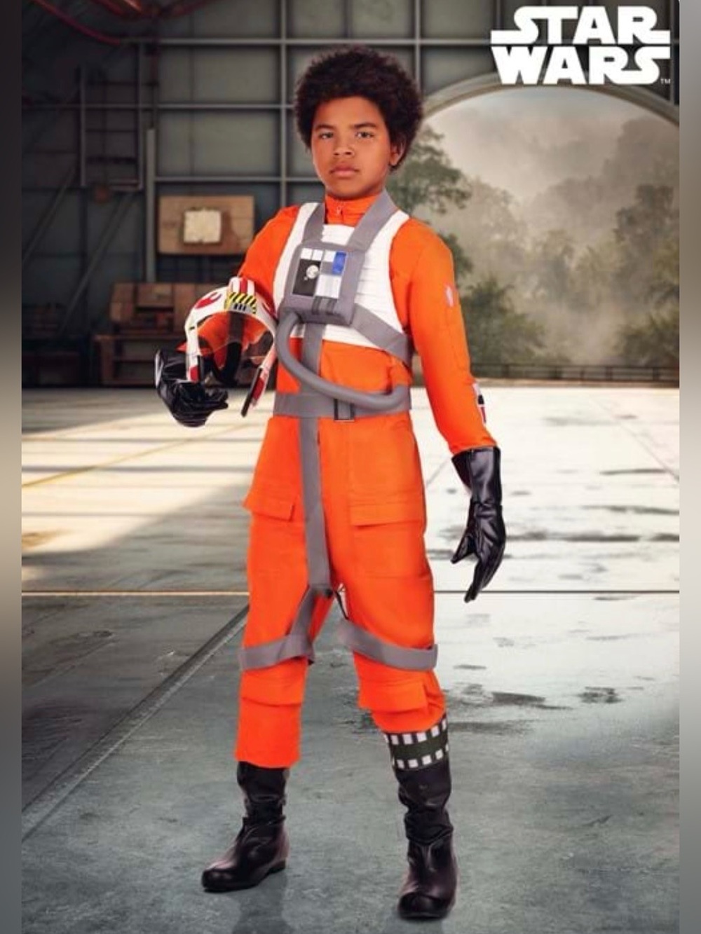 Star Wars X-Wing Fighter Pilot Costume COMPLETE- Child Medium M 8 - 10 NEW